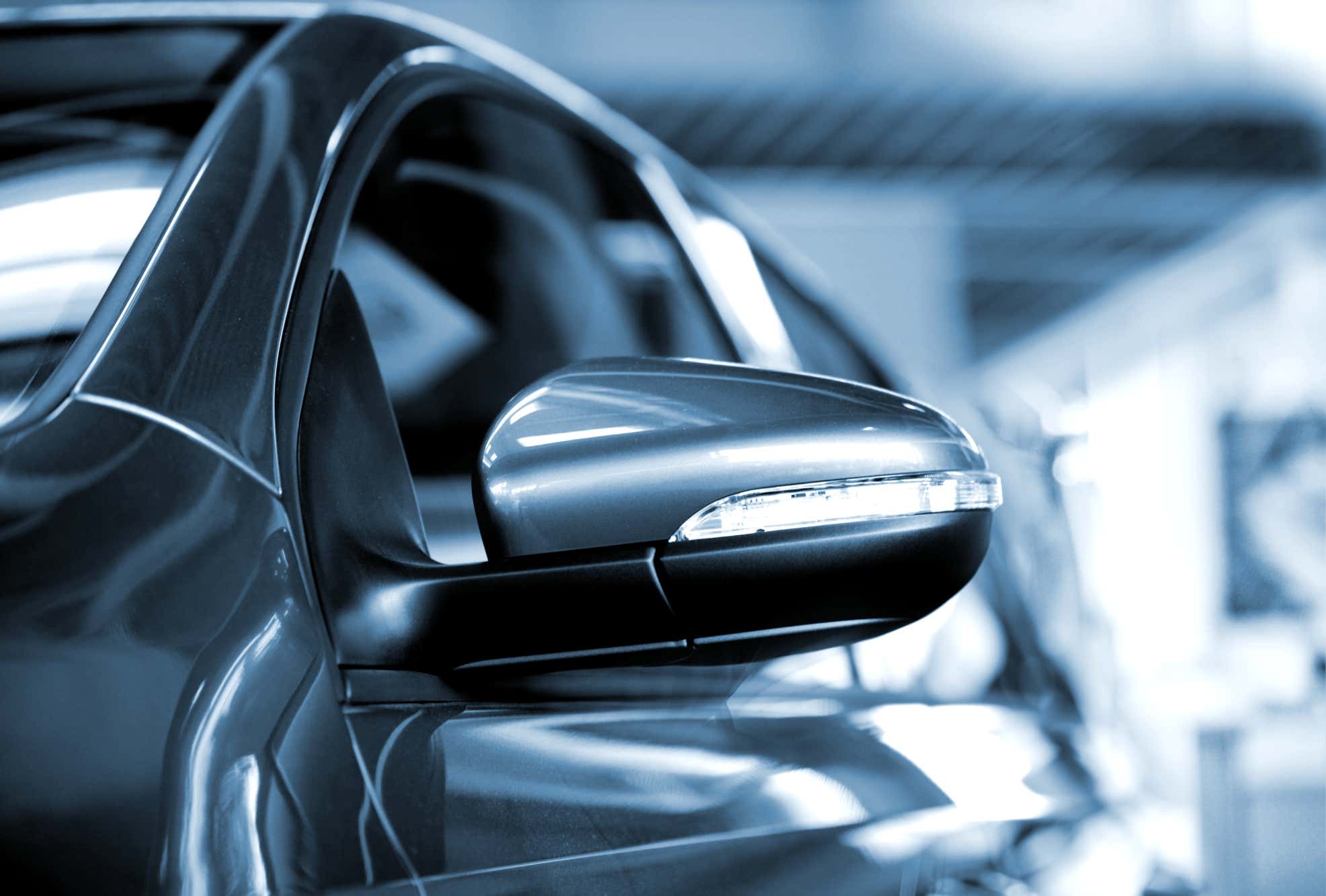 Close up of side mirror 侧镜的特写