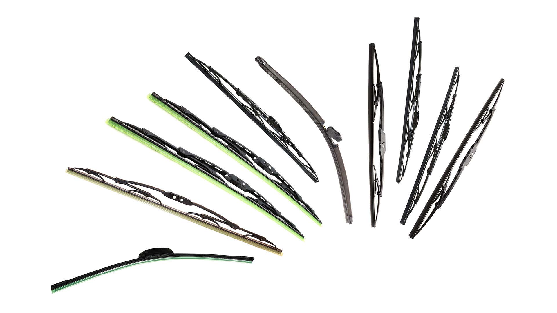 Wiper blade types include conventional, beam, and hybrid. 刮水器叶片类型包括常规,梁和杂种。