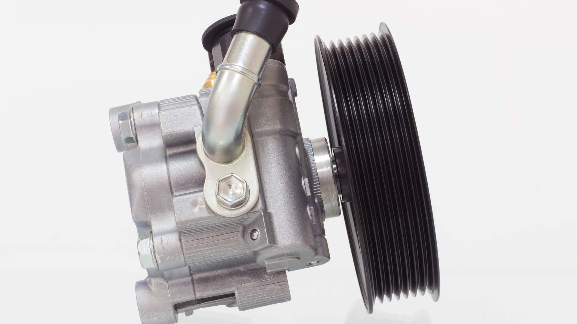 Power steering pumps come in different forms. 动力转向泵以不同的形式。