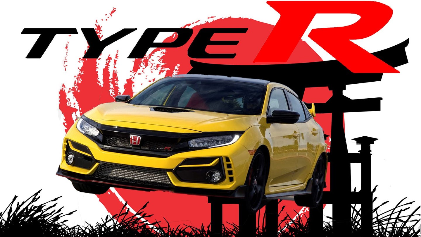 A Civic Type R。